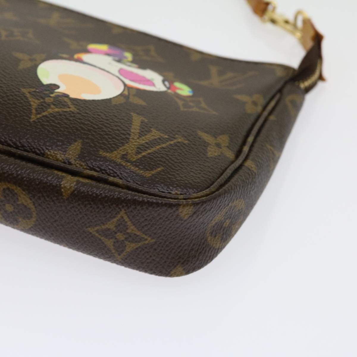 LOUIS VUITTON Monogram panda Pochette Accessoires Pouch 2way M51981  Auth hk474A