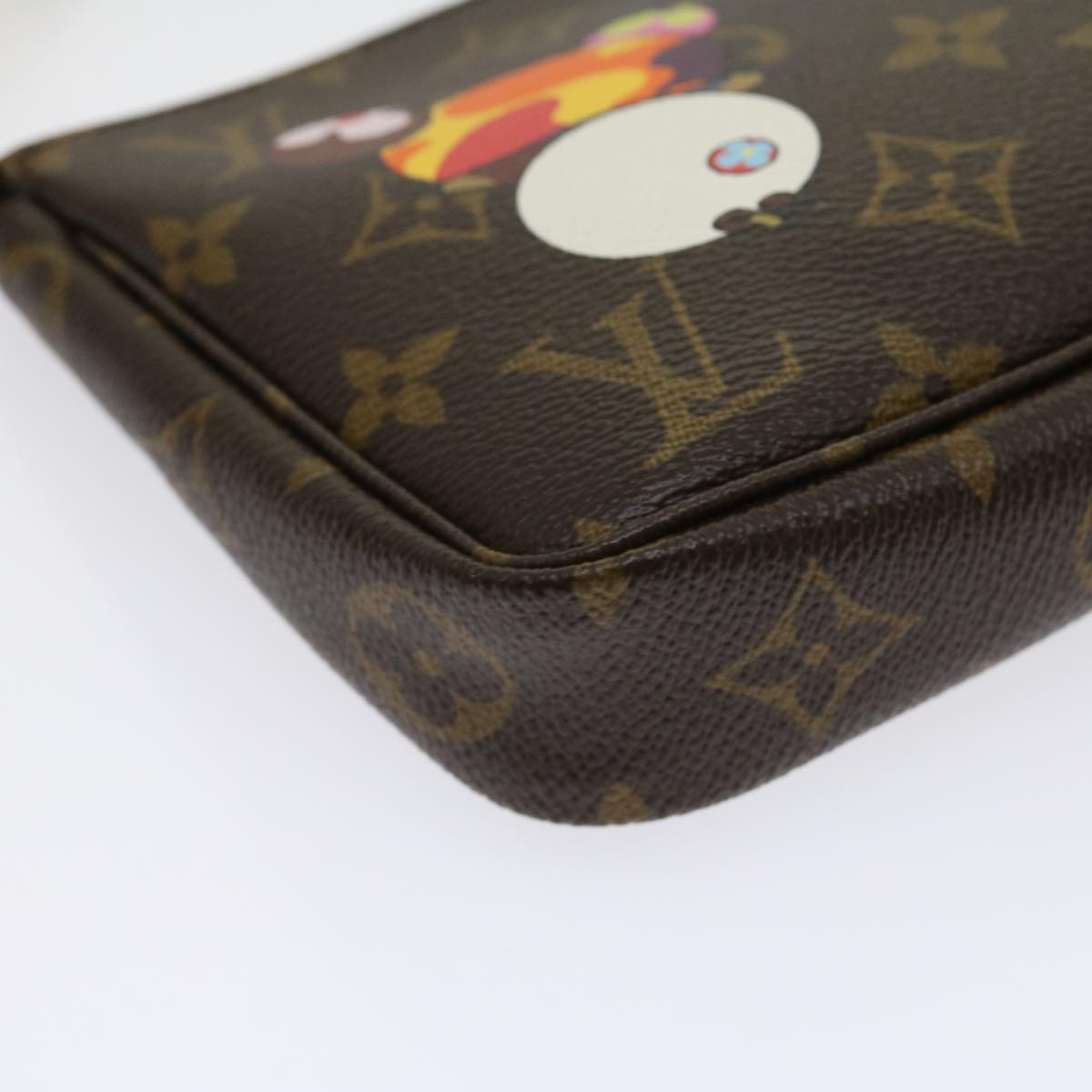 LOUIS VUITTON Monogram panda Pochette Accessoires Pouch 2way M51981  Auth hk474A