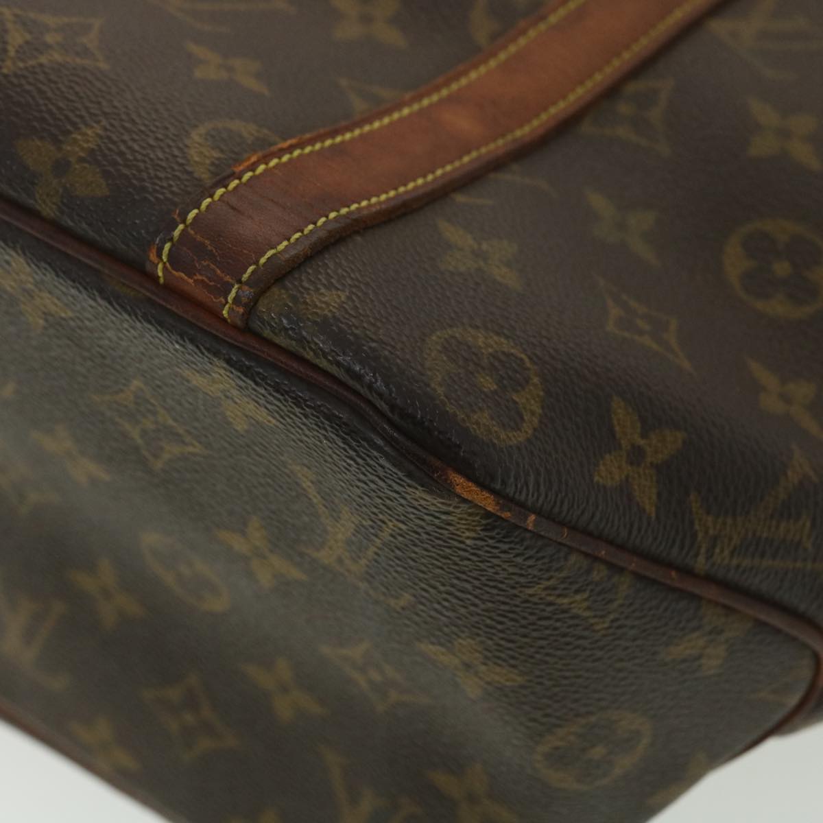 LOUIS VUITTON Monogram Sac Shopping Tote Bag M51108 LV Auth hk563