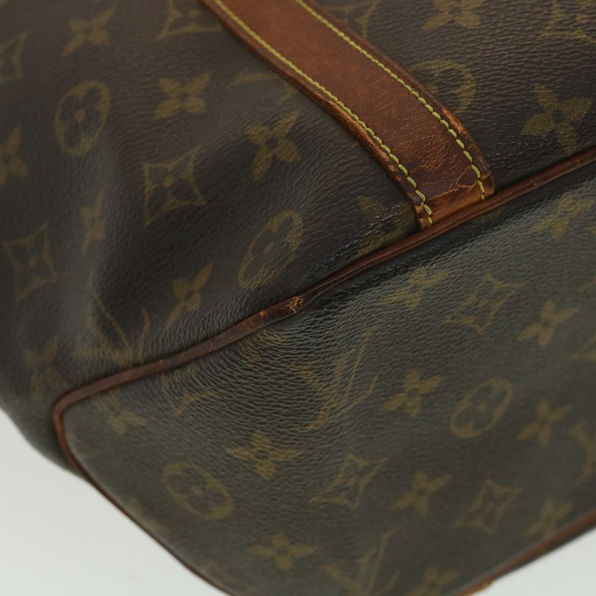 LOUIS VUITTON Monogram Sac Shopping Tote Bag M51108 LV Auth hk563