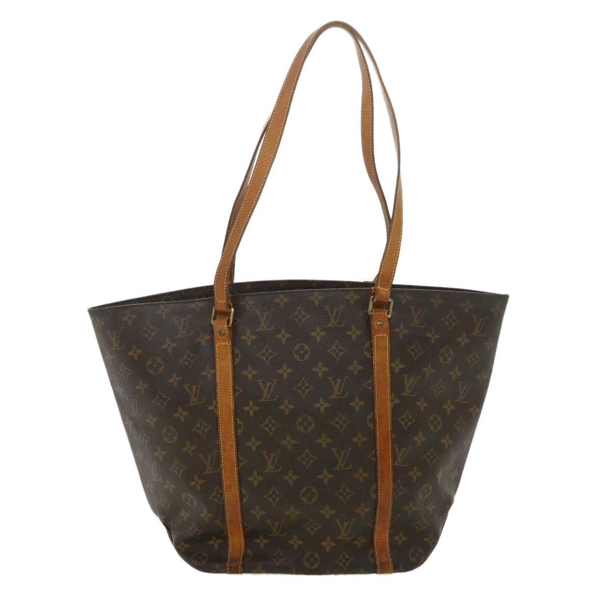 LOUIS VUITTON Monogram Sac Shopping Tote Bag M51108 LV Auth hk563 - 0