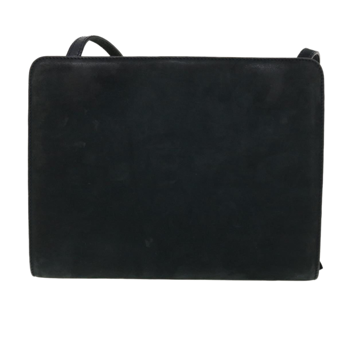 Salvatore Ferragamo Shoulder Bag Leather Black Auth hk580 - 0