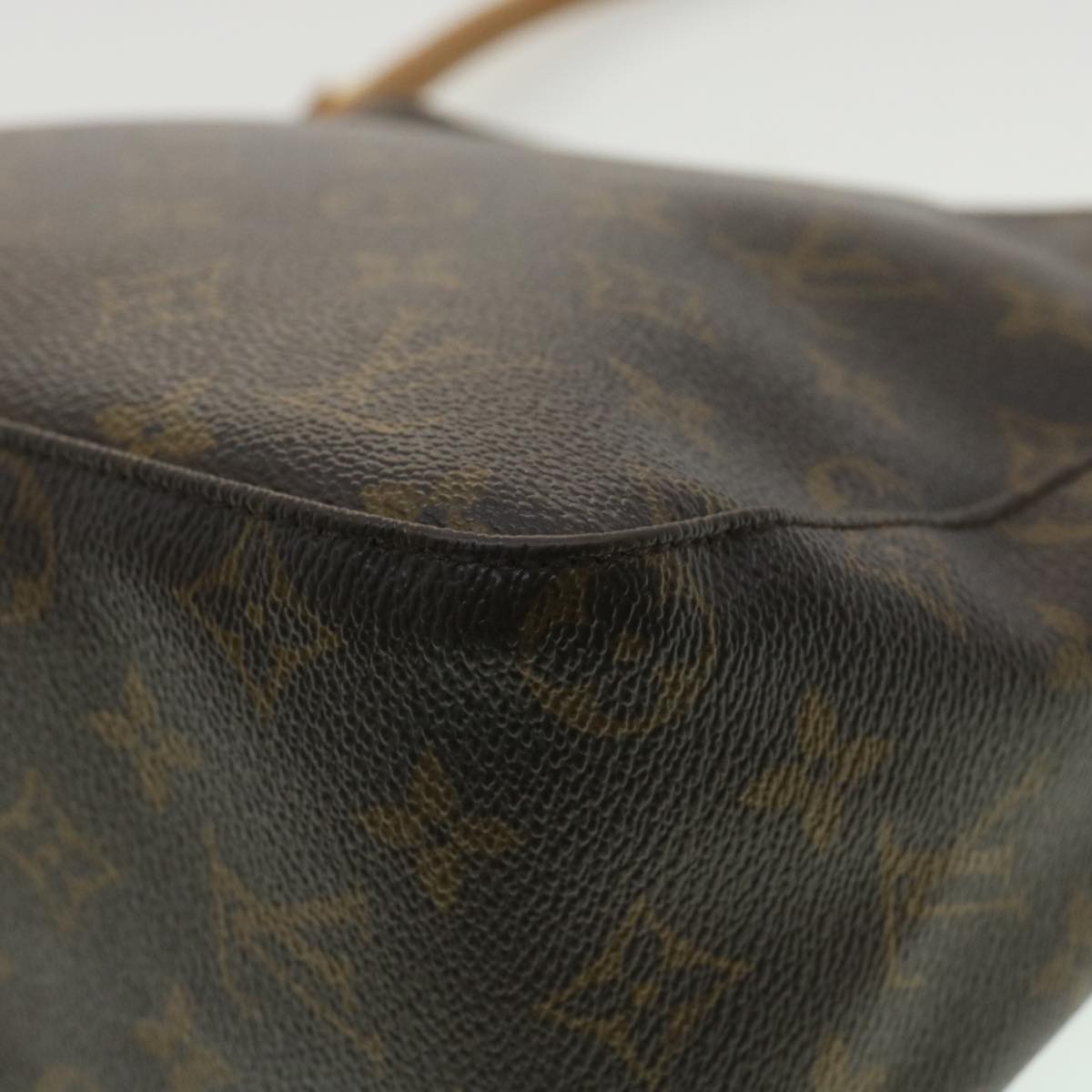 LOUIS VUITTON Monogram Looping MM Shoulder Bag M51146 LV Auth hk583