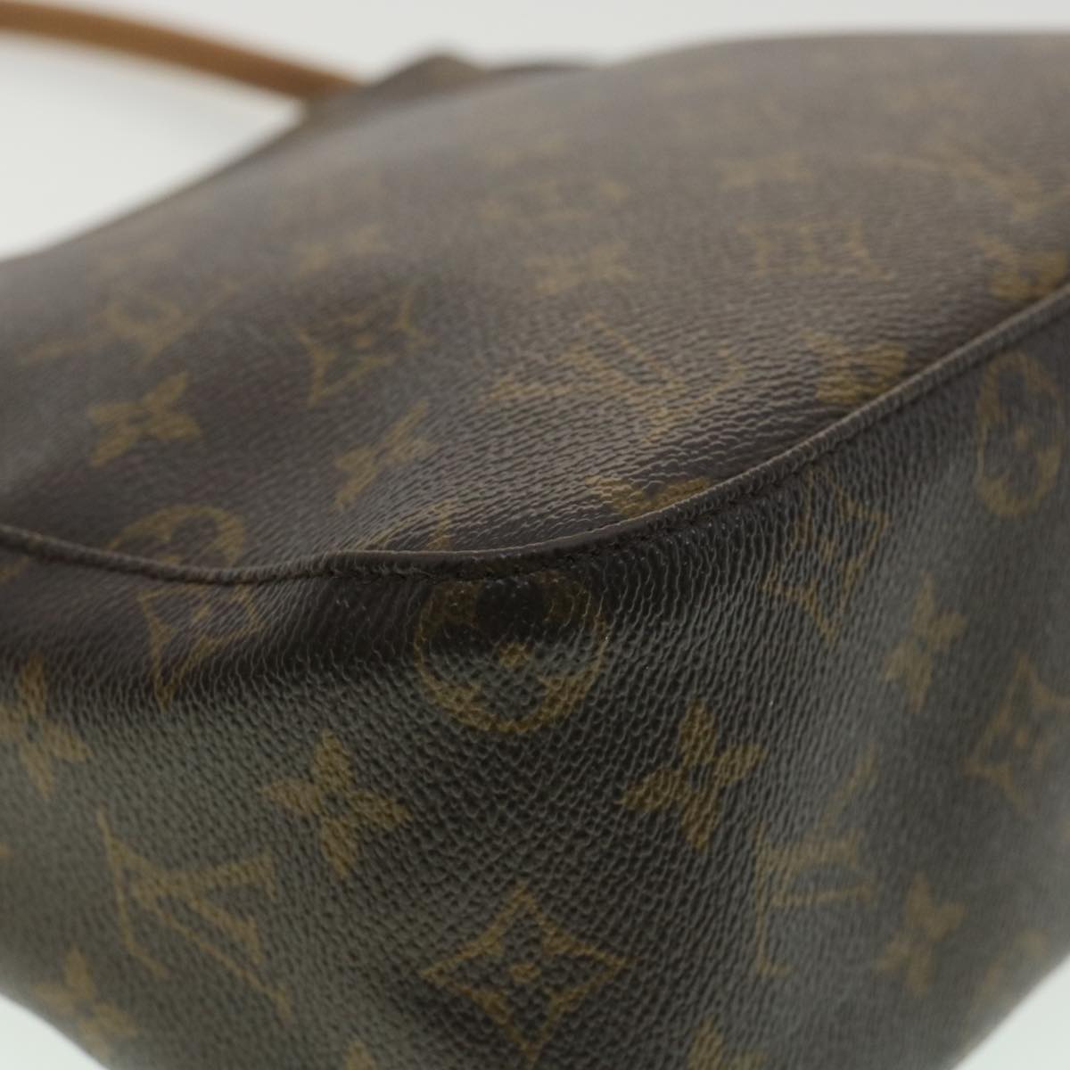 LOUIS VUITTON Monogram Looping MM Shoulder Bag M51146 LV Auth hk583