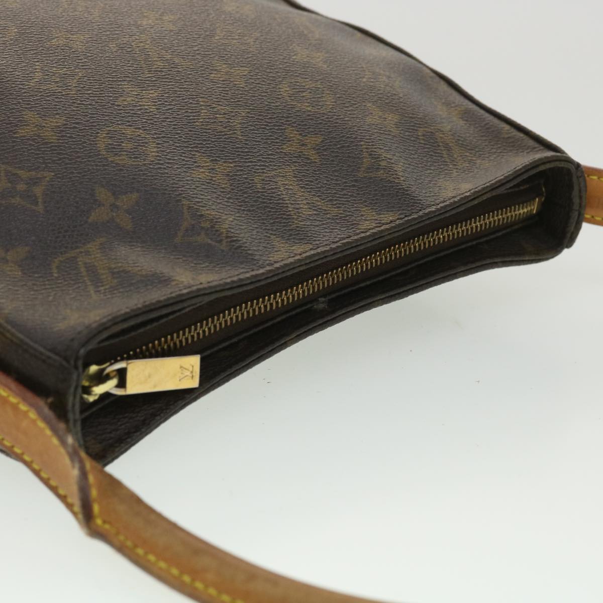 LOUIS VUITTON Monogram Looping MM Shoulder Bag M51146 LV Auth hk583