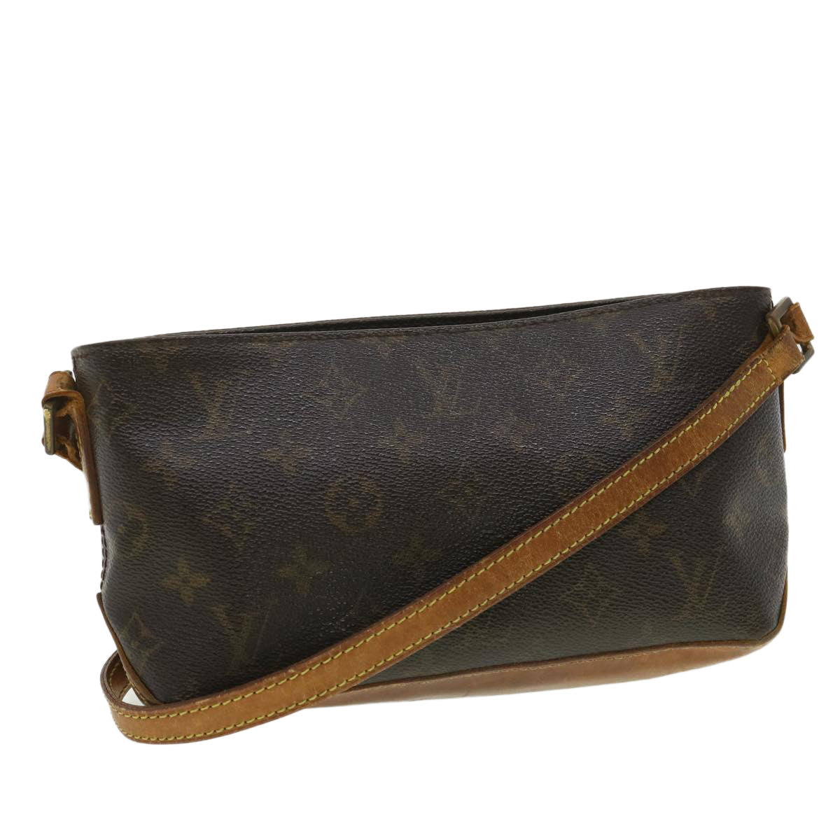 LOUIS VUITTON Monogram Trotteur Shoulder Bag M51240 LV Auth hk586