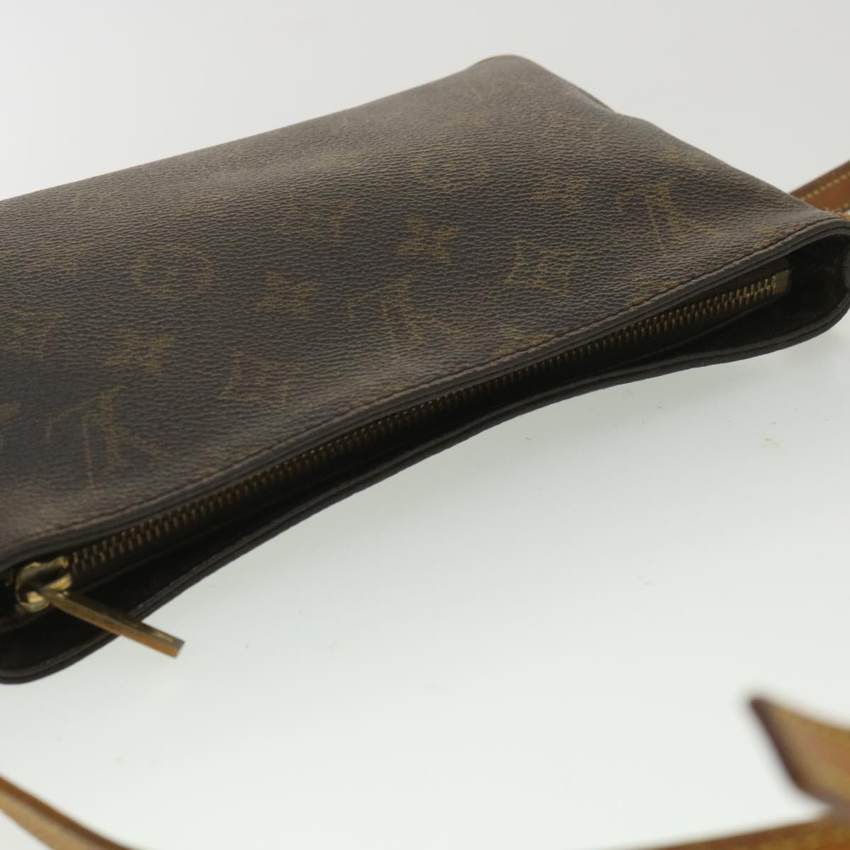 LOUIS VUITTON Monogram Trotteur Shoulder Bag M51240 LV Auth hk586