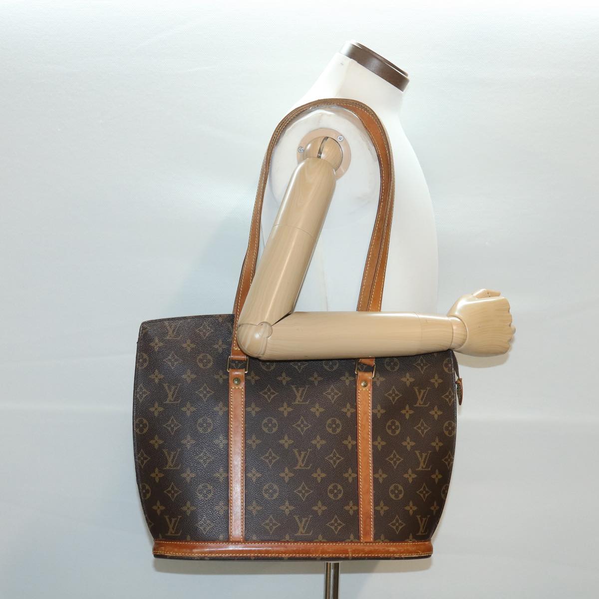 LOUIS VUITTON Monogram Babylone Tote Bag M51102 LV Auth hk591