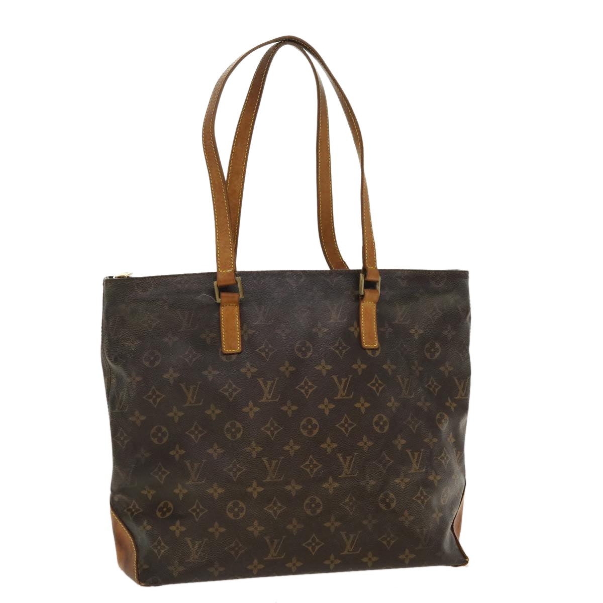 LOUIS VUITTON Monogram Cabas Mezzo Tote Bag M51151 LV Auth hk608