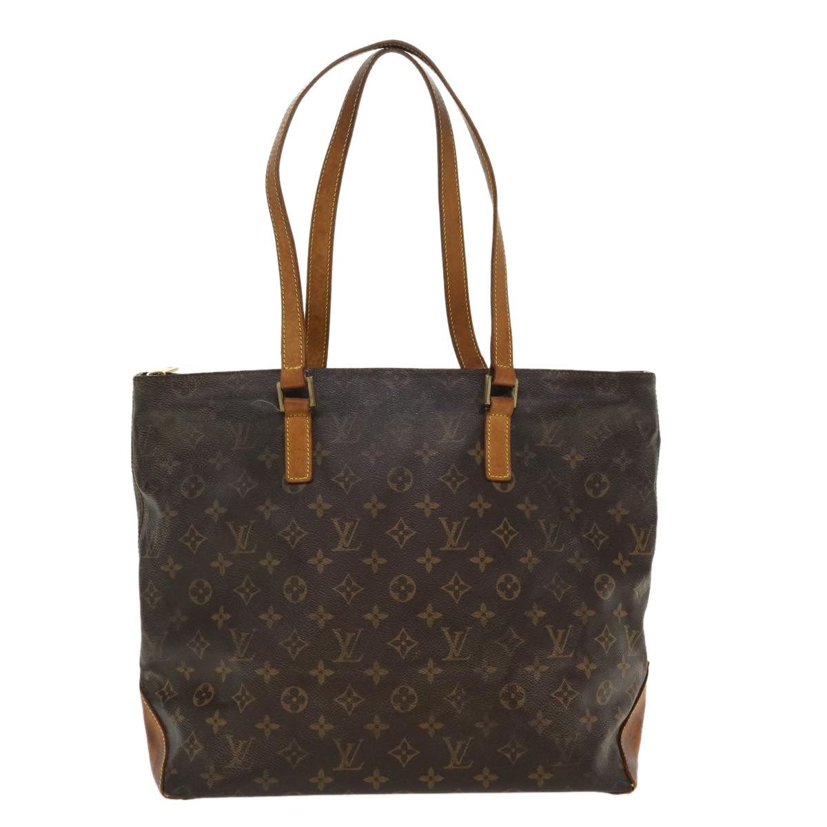 LOUIS VUITTON Monogram Cabas Mezzo Tote Bag M51151 LV Auth hk608