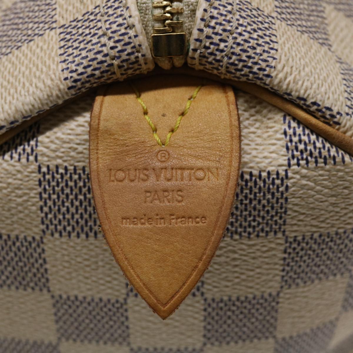 LOUIS VUITTON Damier Azur Speedy 25 Hand Bag N41534 LV Auth hk610