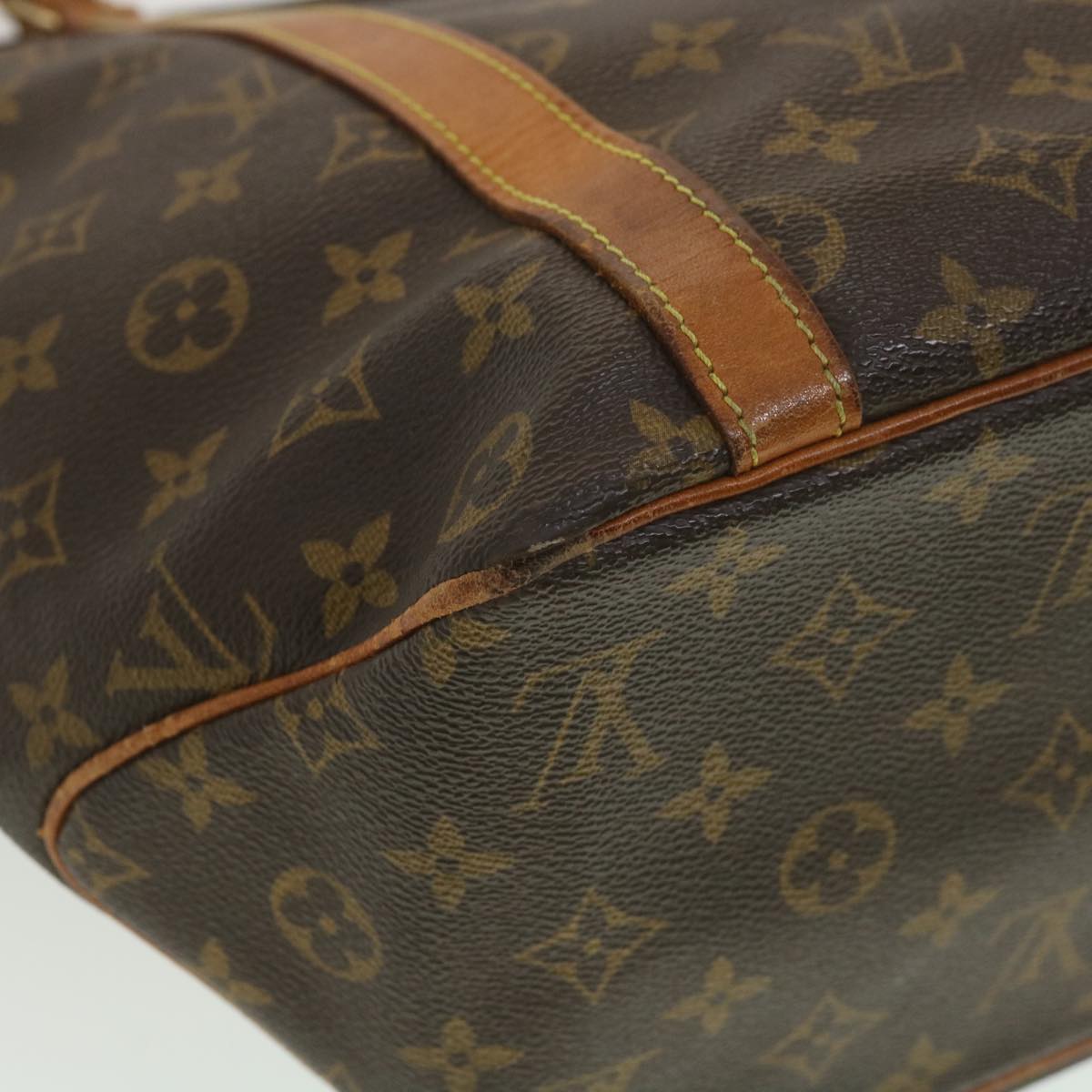 LOUIS VUITTON Monogram Sac Shopping Tote Bag M51108 LV Auth hk634