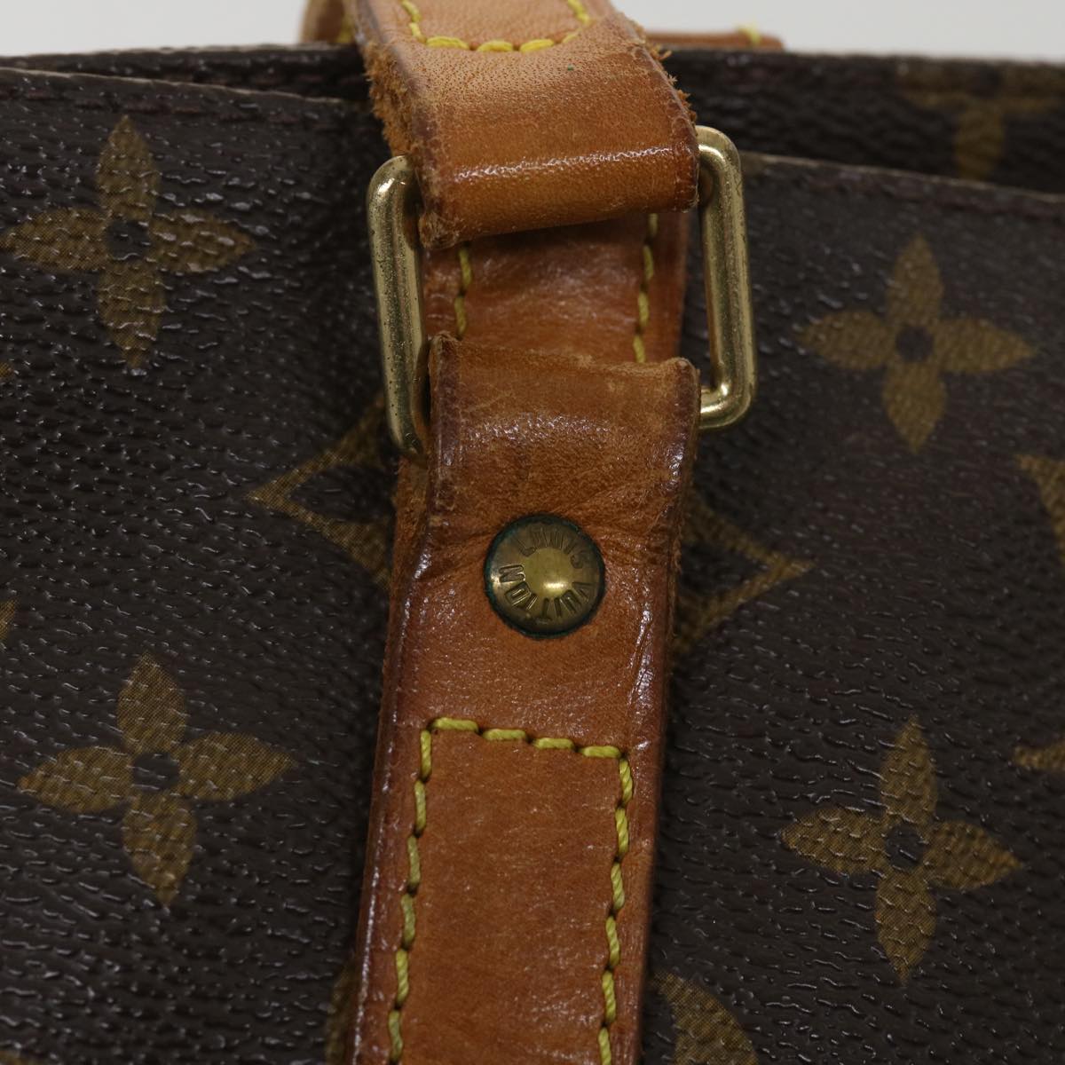 LOUIS VUITTON Monogram Sac Shopping Tote Bag M51108 LV Auth hk634