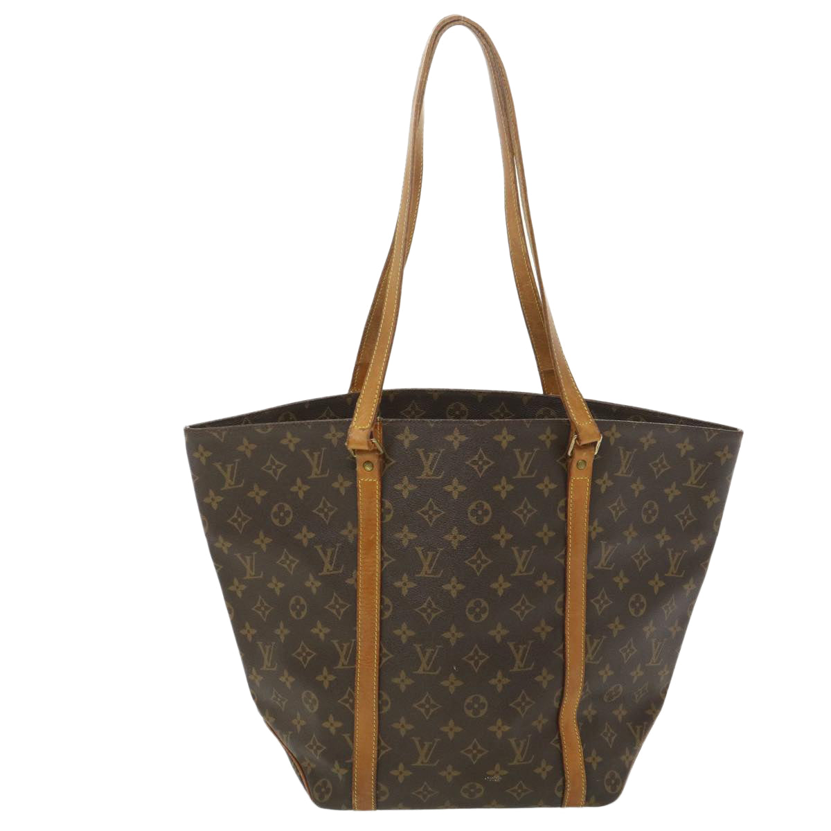 LOUIS VUITTON Monogram Sac Shopping Tote Bag M51108 LV Auth hk634