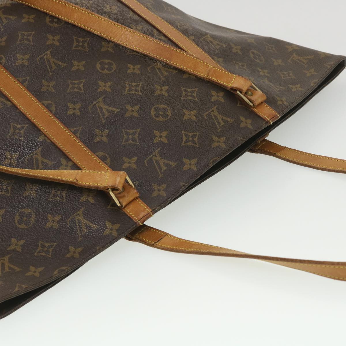 LOUIS VUITTON Monogram Sac Shopping Tote Bag M51108 LV Auth hk634