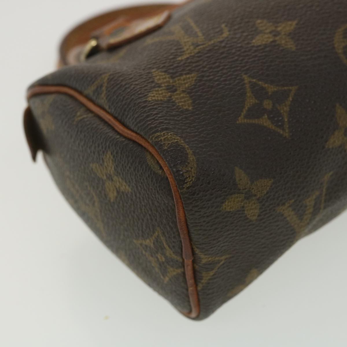 LOUIS VUITTON Monogram Mini Speedy Hand Bag 2way M41534 LV Auth hk645