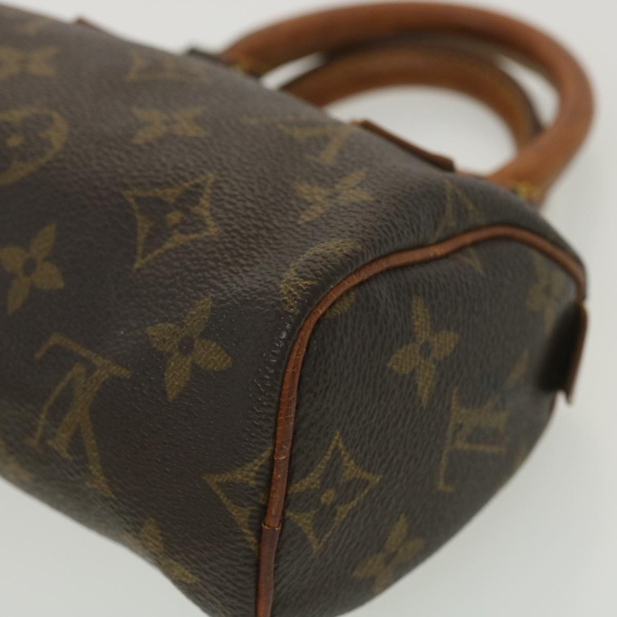 LOUIS VUITTON Monogram Mini Speedy Hand Bag 2way M41534 LV Auth hk645