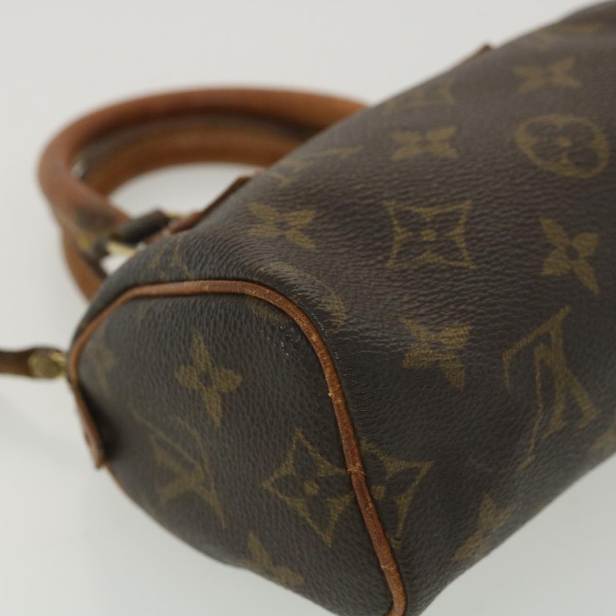 LOUIS VUITTON Monogram Mini Speedy Hand Bag 2way M41534 LV Auth hk645