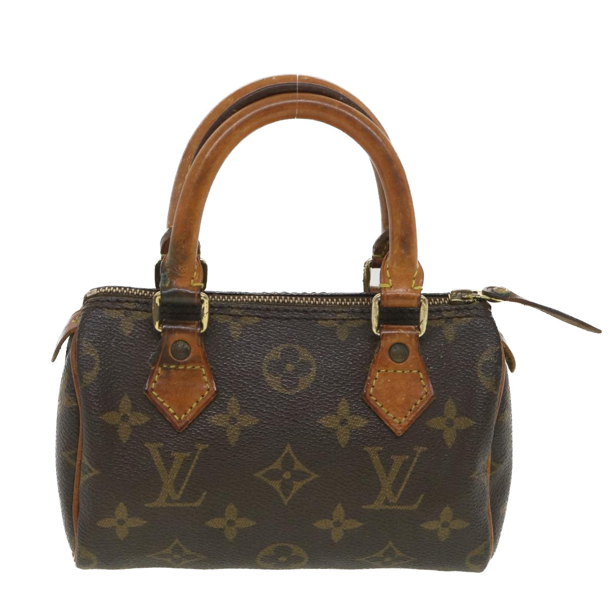 LOUIS VUITTON Monogram Mini Speedy Hand Bag 2way M41534 LV Auth hk645