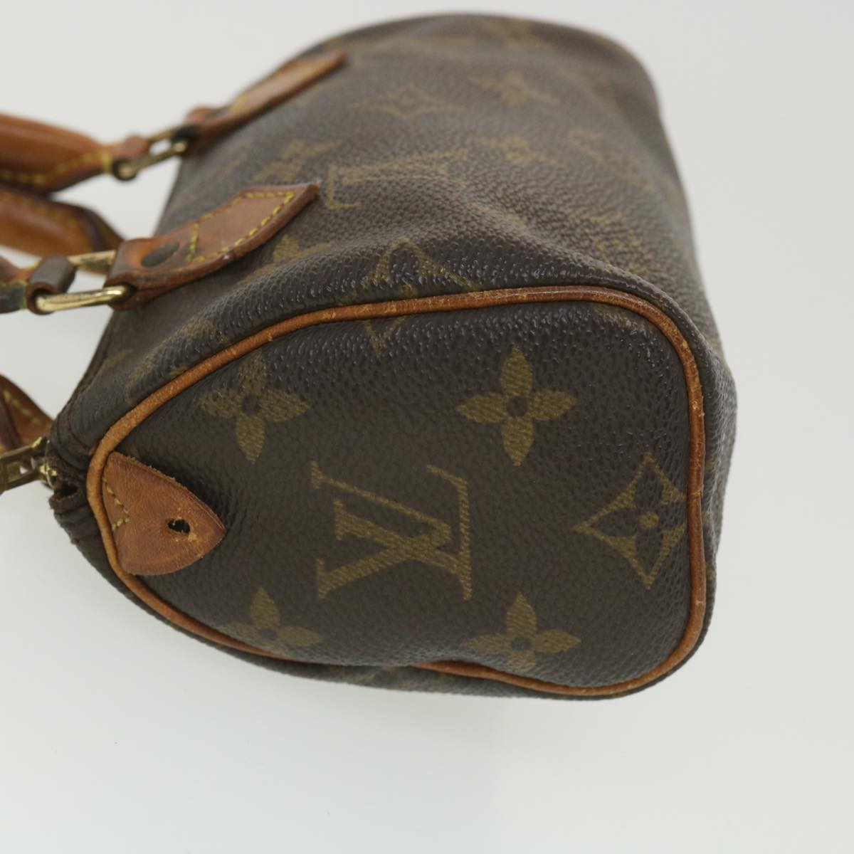 LOUIS VUITTON Monogram Mini Speedy Hand Bag 2way M41534 LV Auth hk645