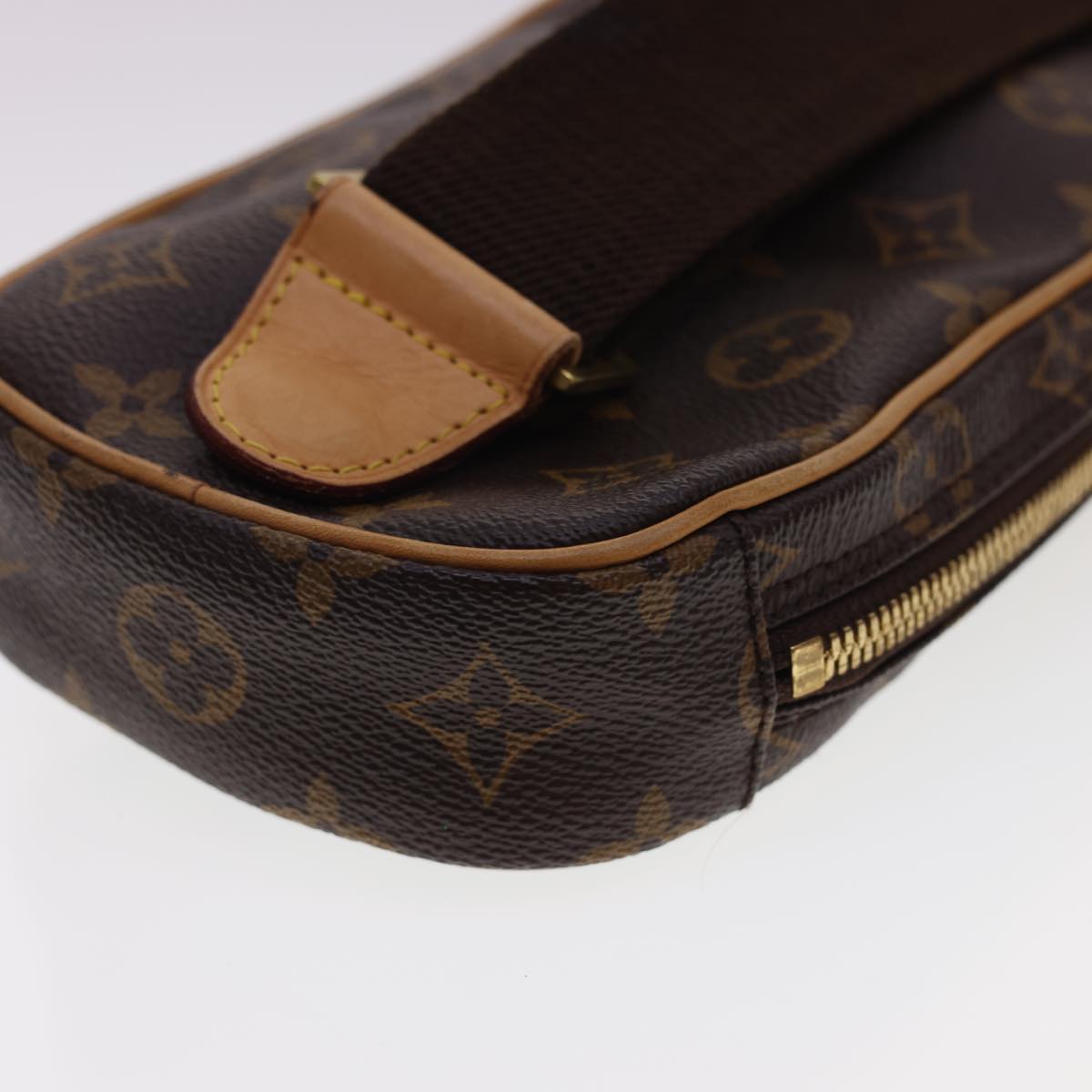 LOUIS VUITTON Monogram Pochette Gange Shoulder Bag M51870 LV Auth hk659