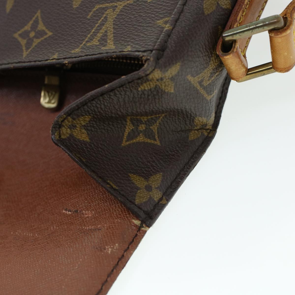 LOUIS VUITTON Monogram Saint Cloud GM Shoulder Bag M51242 LV Auth hk721