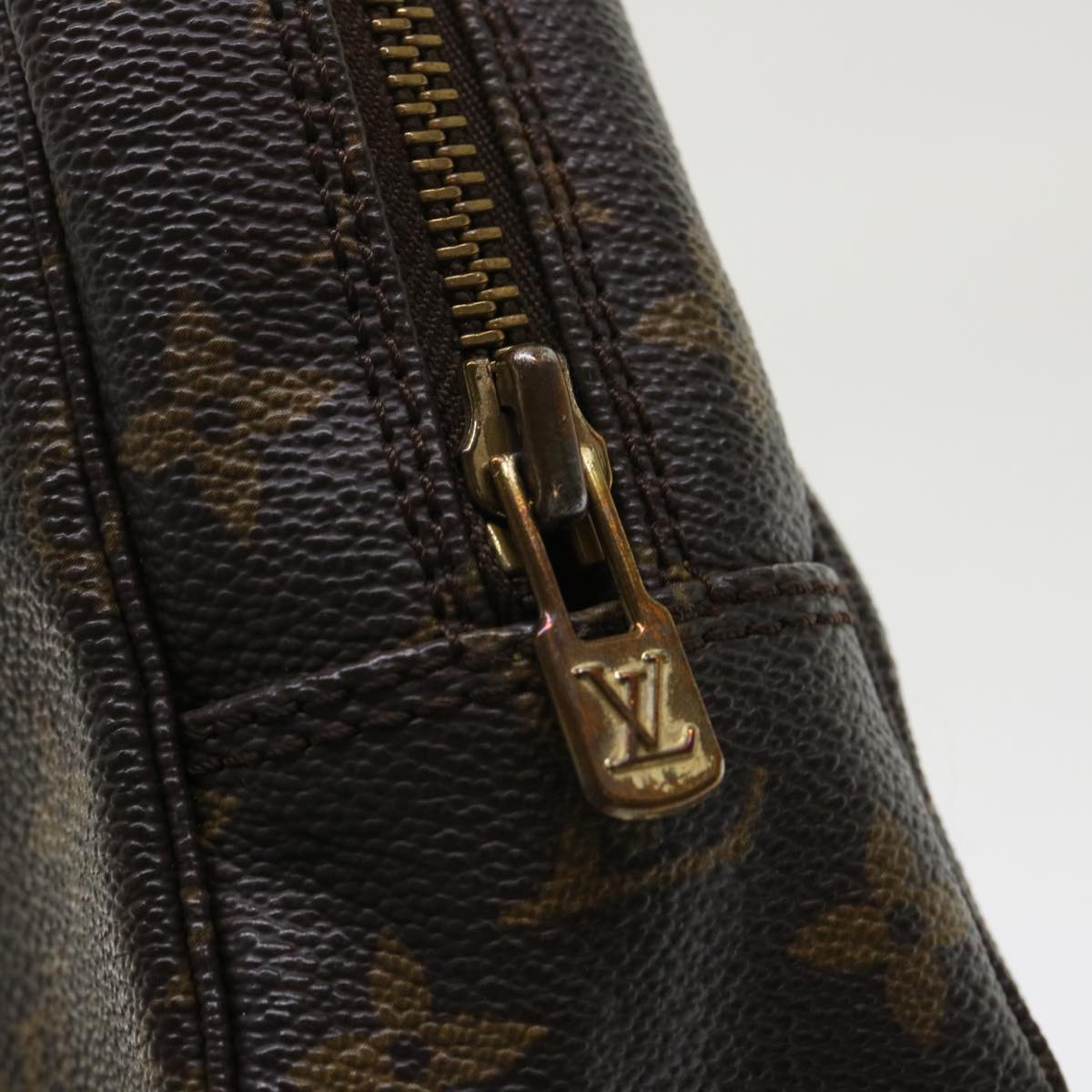 LOUIS VUITTON Monogram Trousse Toilette 23 Clutch Bag M47524 LV Auth hk736