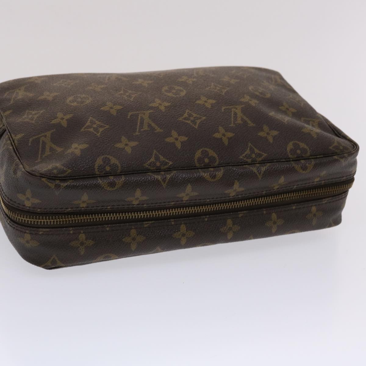 LOUIS VUITTON Monogram Trousse Toilette 28 Clutch Bag M47522 LV Auth hk769