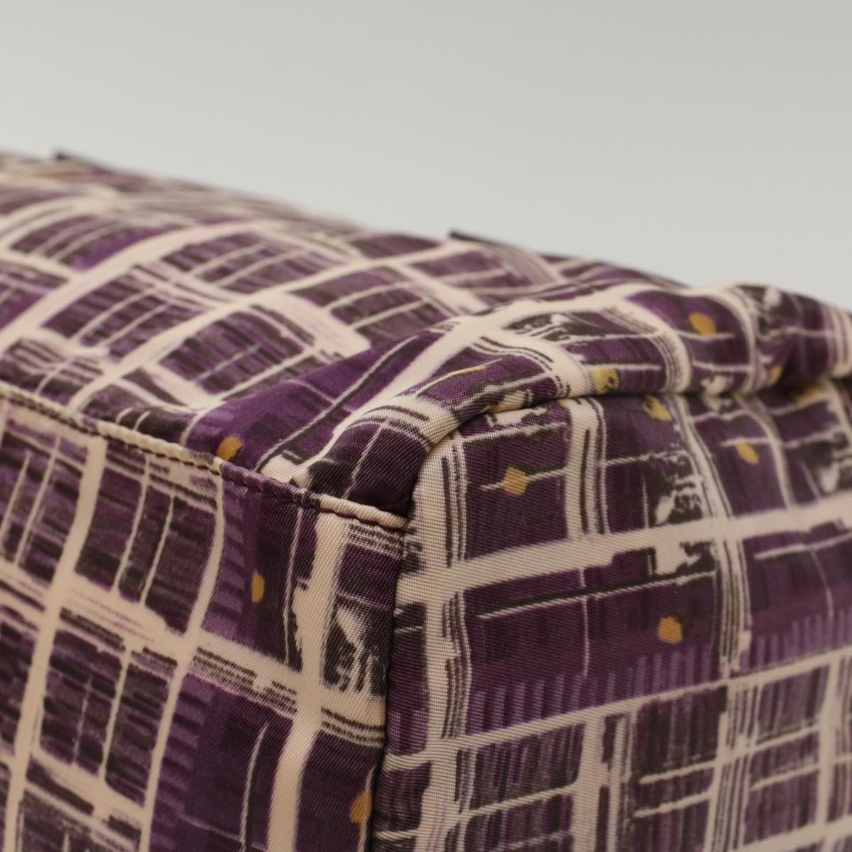PRADA Shoulder Bag Nylon Purple Auth hk779