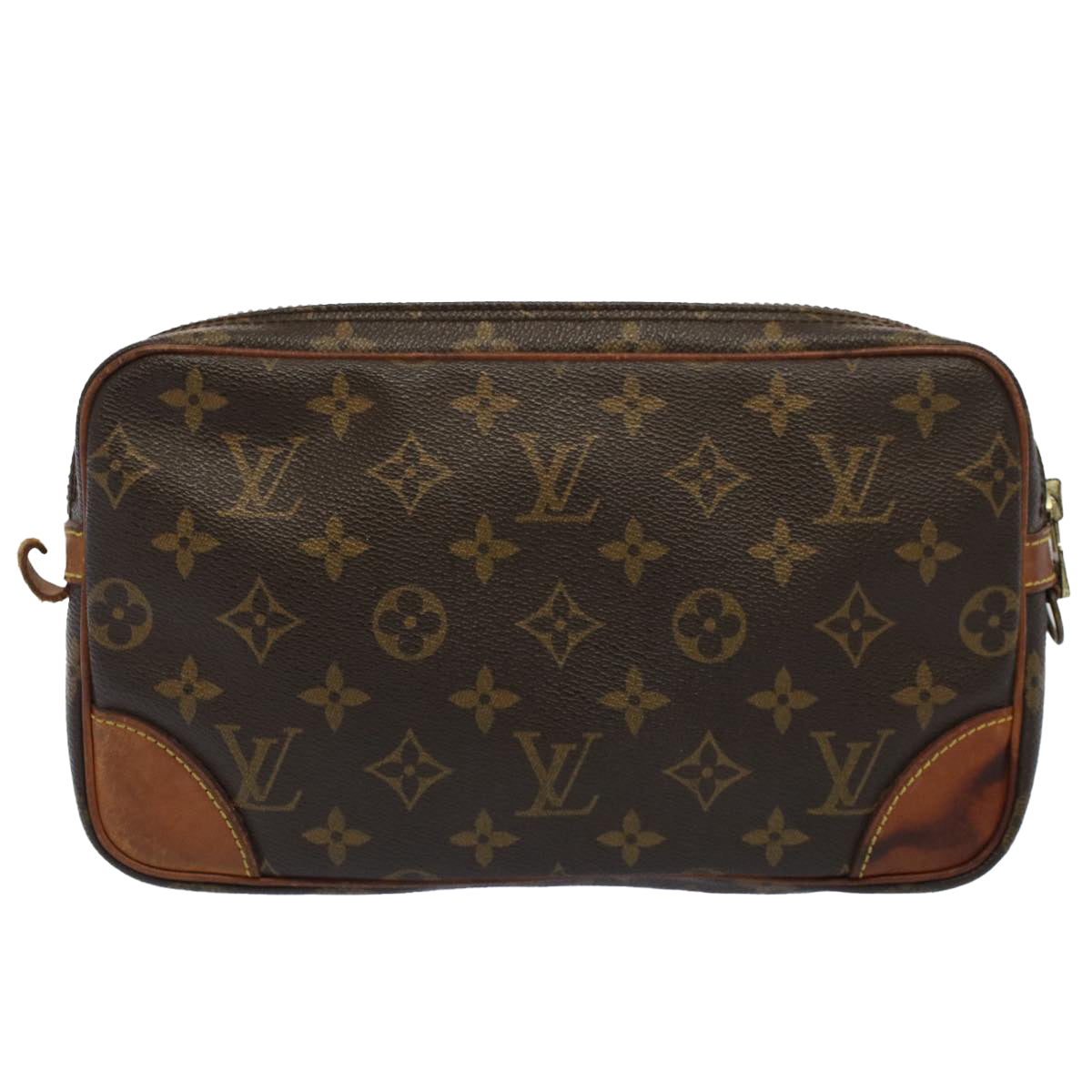 LOUIS VUITTON Monogram Marly Dragonne PM Clutch Bag M51827 LV Auth hk814 - 0