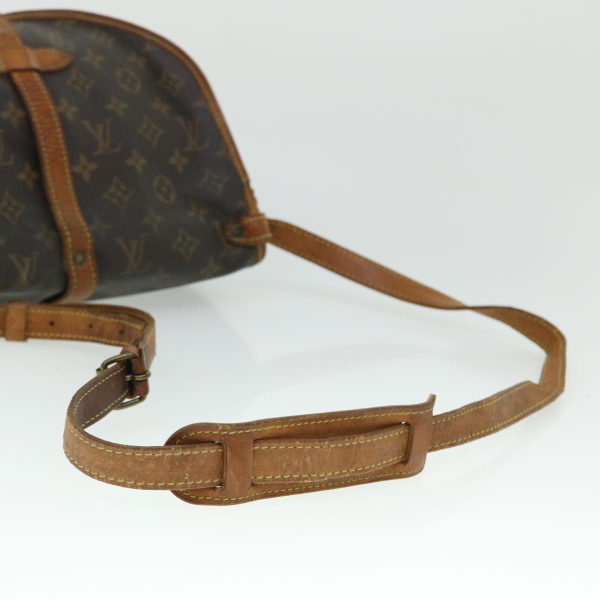 LOUIS VUITTON Monogram Saumur 30 Shoulder Bag M42256 LV Auth hk818