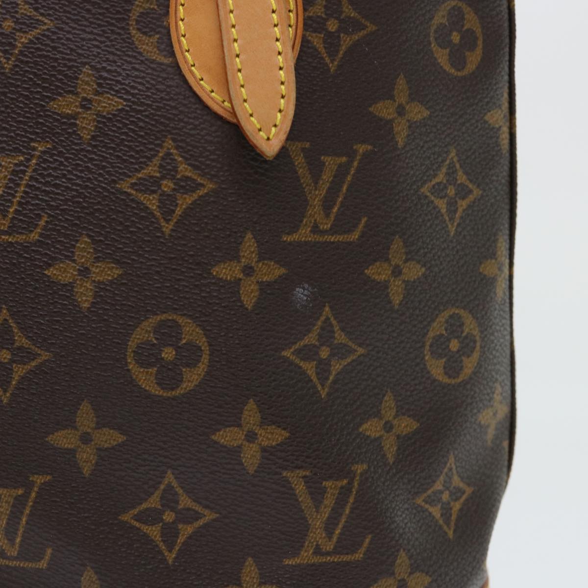 LOUIS VUITTON Monogram Bucket PM Shoulder Bag M42238 LV Auth hk823