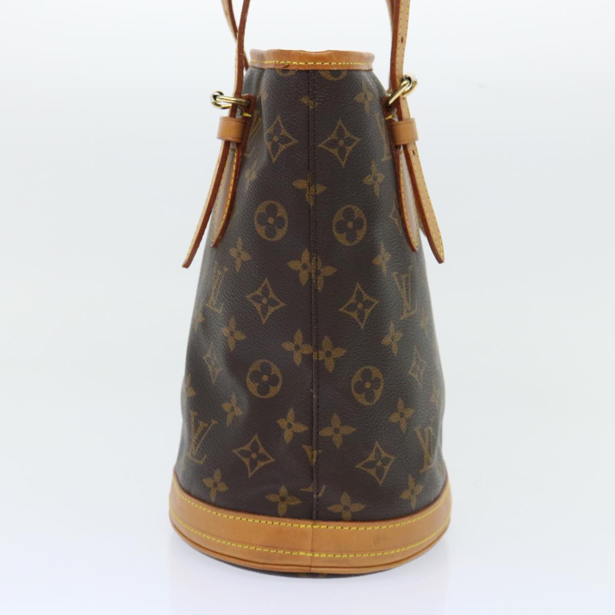 LOUIS VUITTON Monogram Bucket PM Shoulder Bag M42238 LV Auth hk823