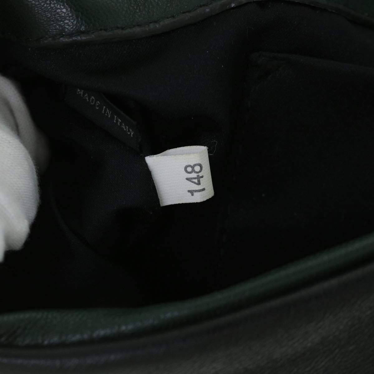 Miu Miu Hand Bag Leather Green Auth hk847