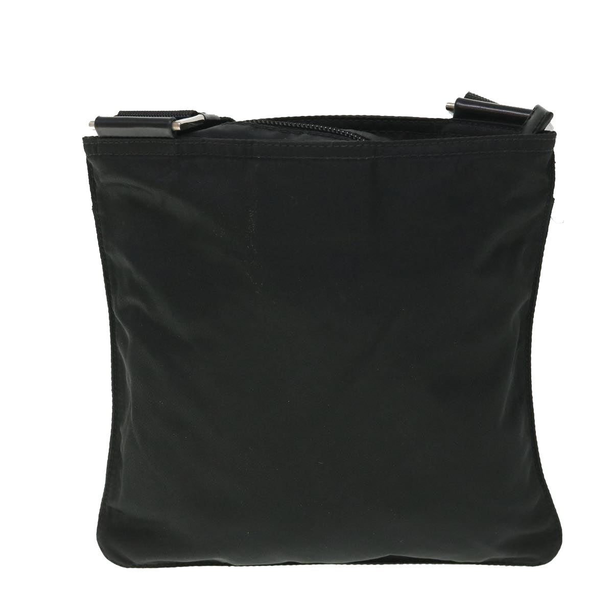 PRADA Shoulder Bag Nylon Black Auth hk858 - 0