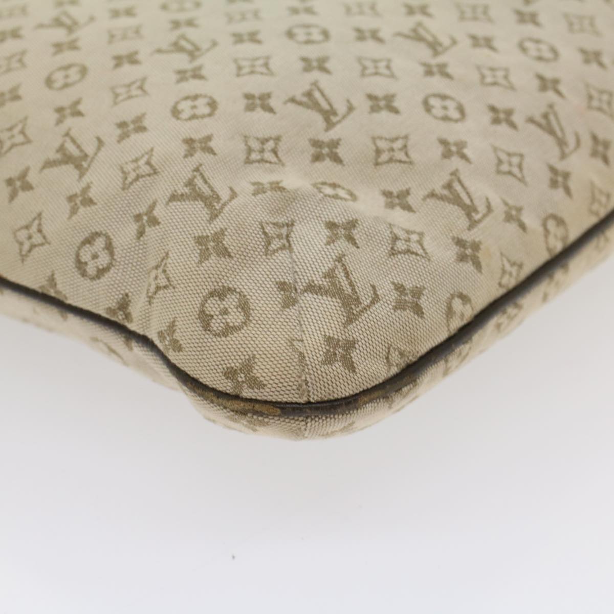 LOUIS VUITTON Monogram Mini Françoise Hand Bag 2way Khaki M92209 LV Auth hk863