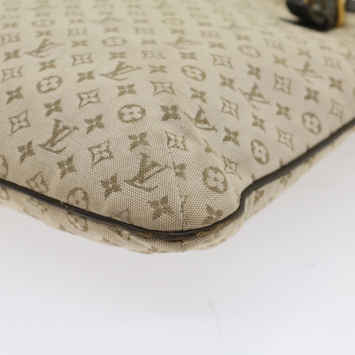 LOUIS VUITTON Monogram Mini Françoise Hand Bag 2way Khaki M92209 LV Auth hk863