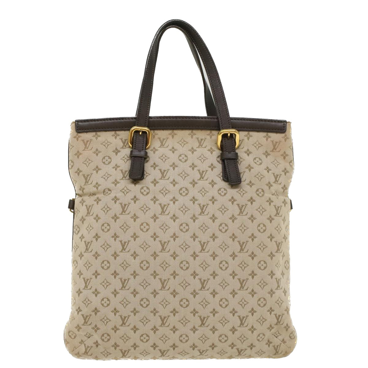 LOUIS VUITTON Monogram Mini Françoise Hand Bag 2way Khaki M92209 LV Auth hk863