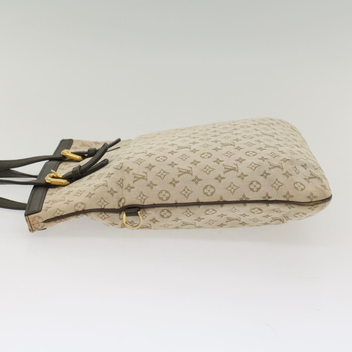 LOUIS VUITTON Monogram Mini Françoise Hand Bag 2way Khaki M92209 LV Auth hk863