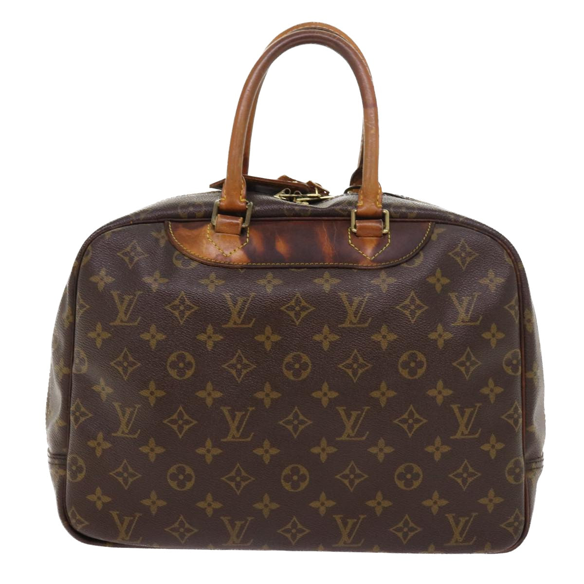 LOUIS VUITTON Monogram Deauville Hand Bag M47270 LV Auth hk864