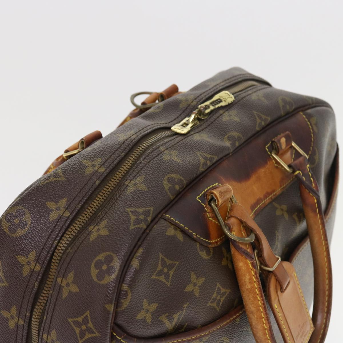 LOUIS VUITTON Monogram Deauville Hand Bag M47270 LV Auth hk864