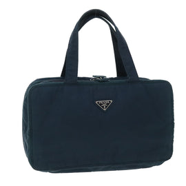 PRADA Hand Bag Nylon Navy Auth hk867