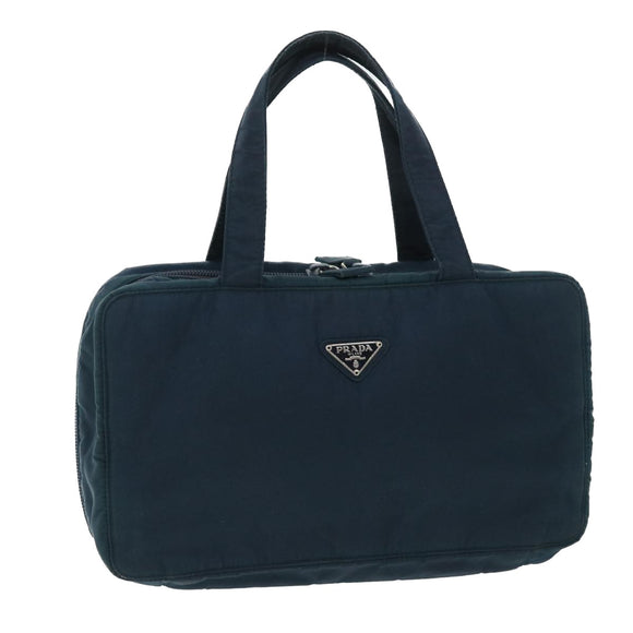 PRADA Hand Bag Nylon Navy Auth hk867
