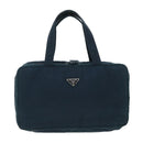 PRADA Hand Bag Nylon Navy Auth hk867-13