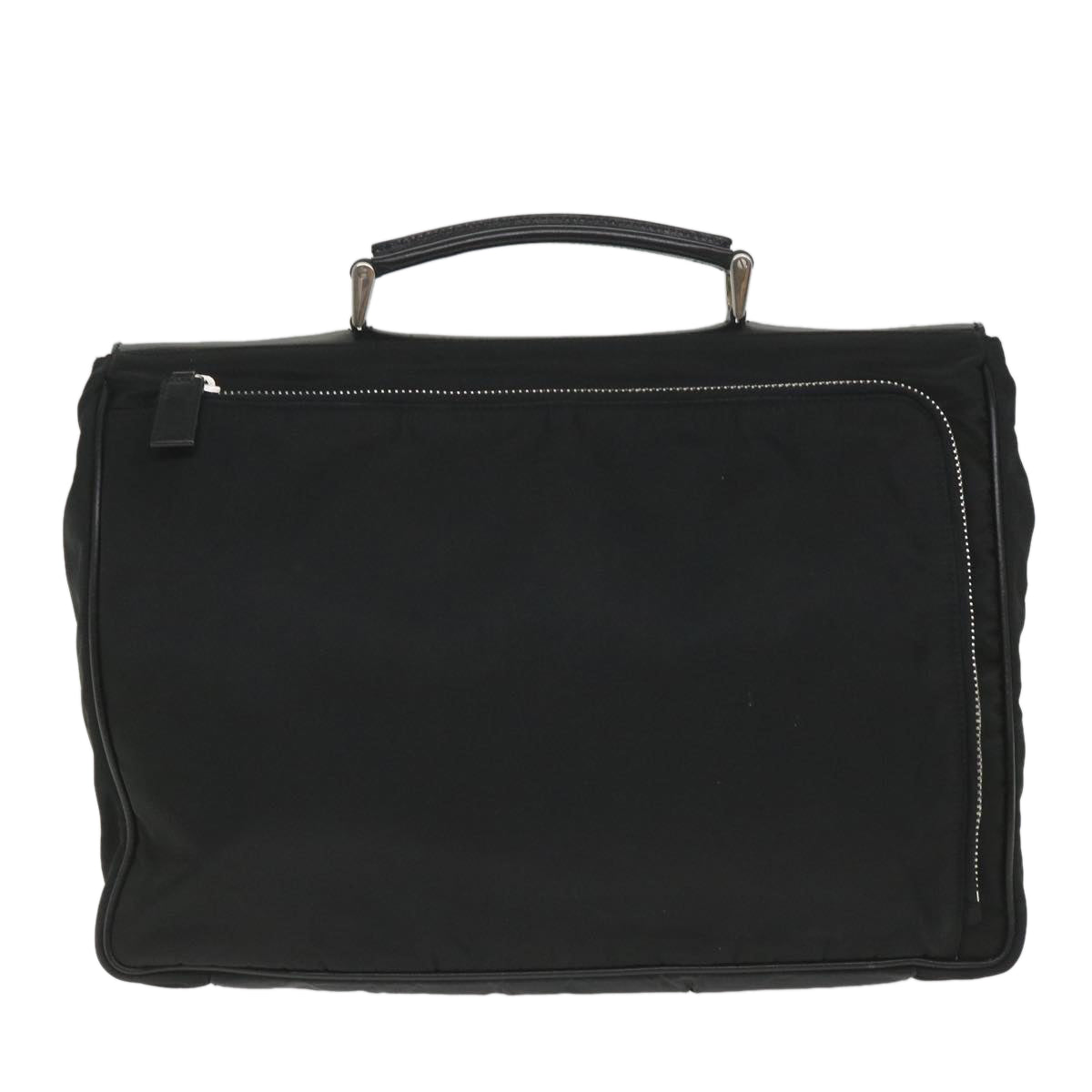 PRADA Business Bag Nylon Black Auth hk881 - 0