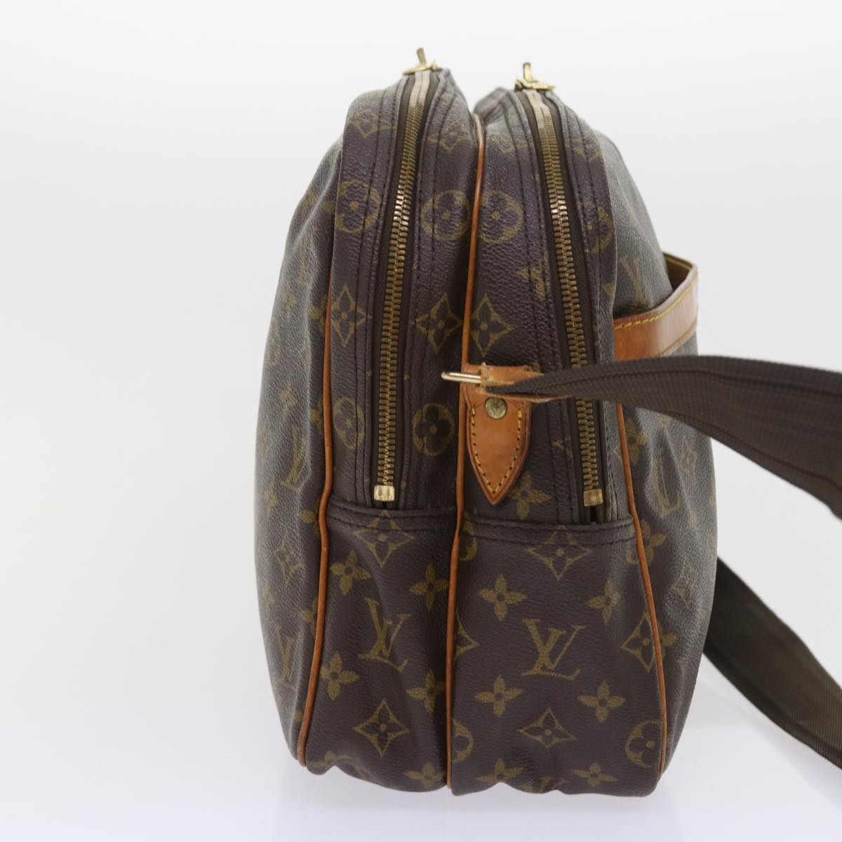 LOUIS VUITTON Monogram Reporter GM Shoulder Bag M45252 LV Auth hk885