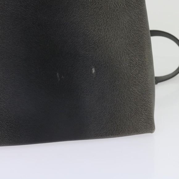 Salvatore Ferragamo Hand Bag Leather 2way Gray Auth hk919