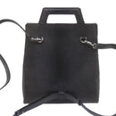 Salvatore Ferragamo Hand Bag Leather 2way Gray Auth hk919-3