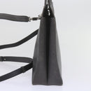 Salvatore Ferragamo Hand Bag Leather 2way Gray Auth hk919-6