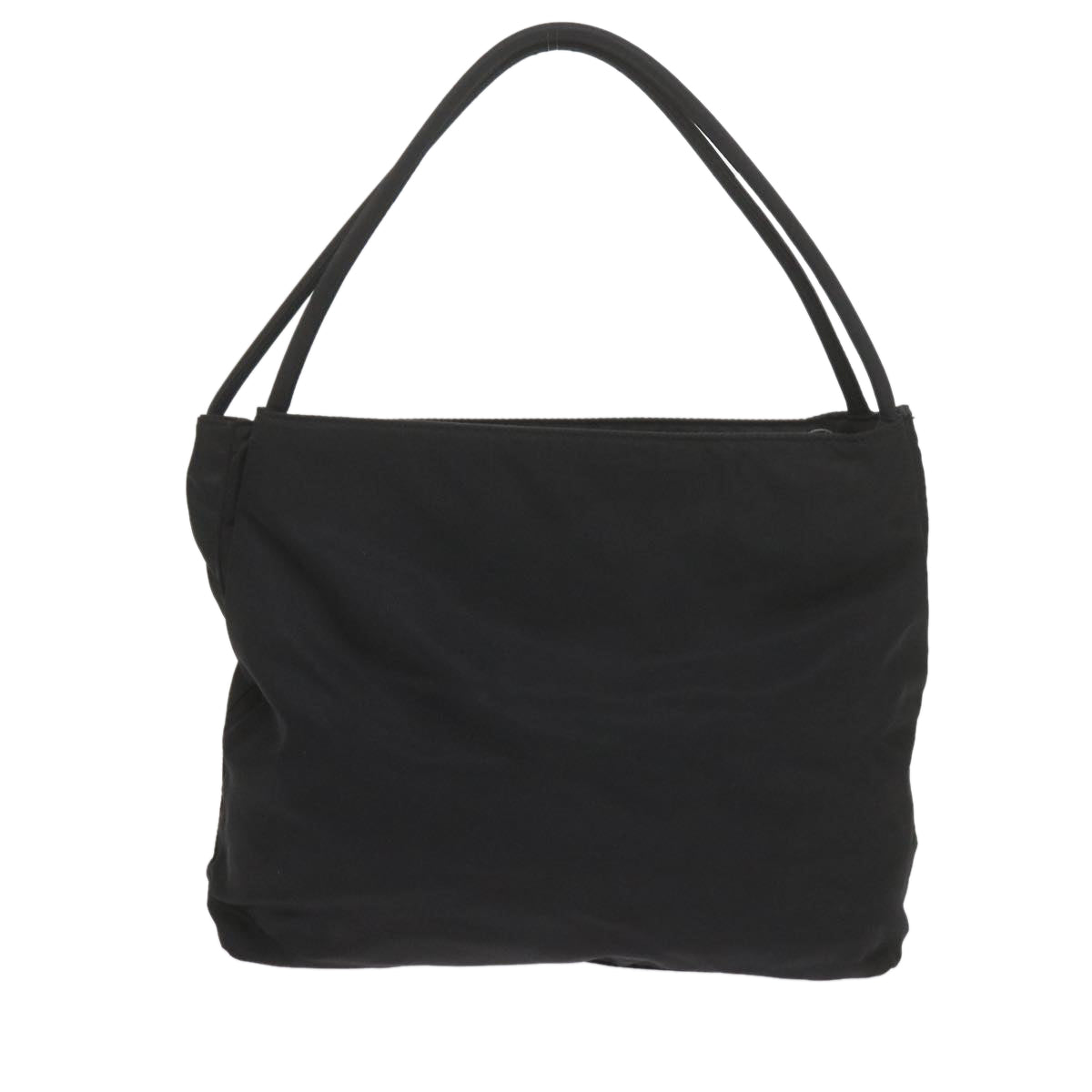 PRADA Tote Bag Nylon Black Auth hk929 - 0